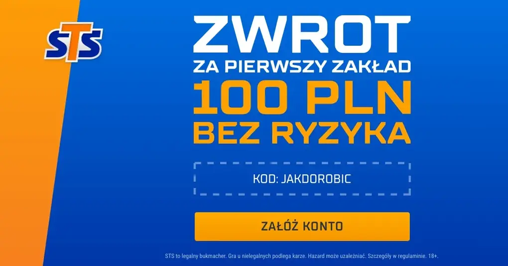 100 zł bez depozytu dla Polaków