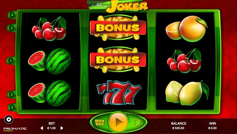 Miss Joker najlepszy slot dostępny w Polsce