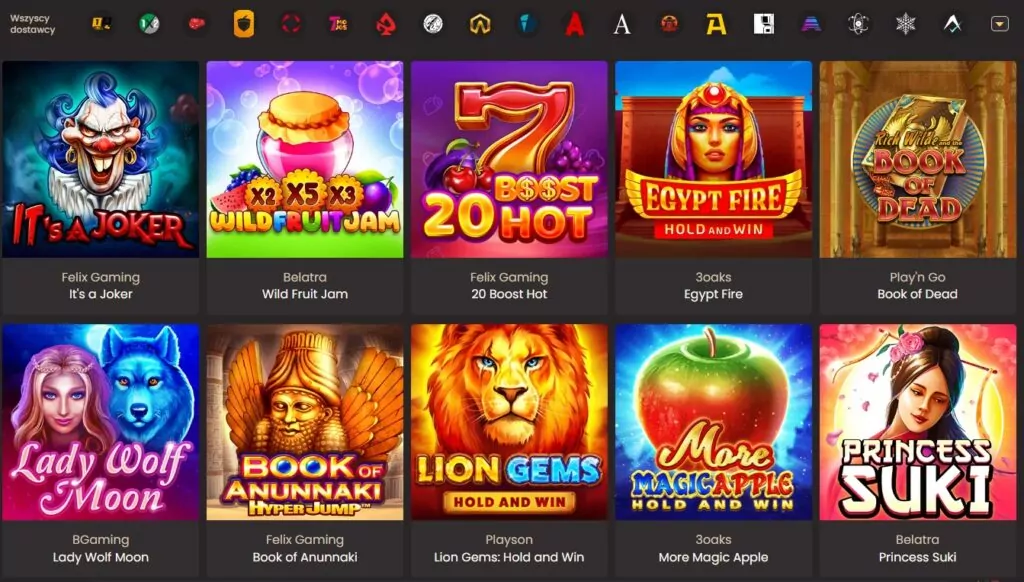 Kasyno National Casino: Oferta gier i automatów